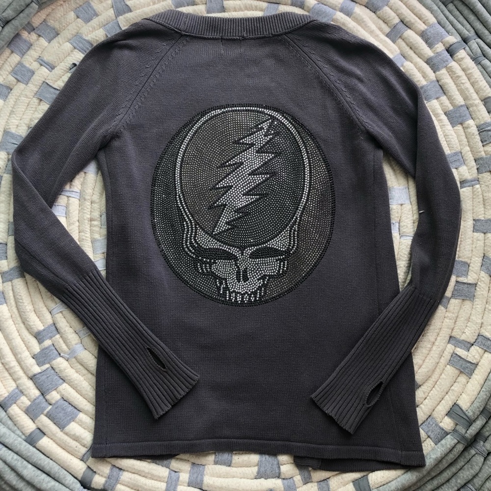Grateful Dead Rhinestone Cardigan